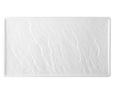 HOTELWARE Pierre Plat rectangulaire, 37Â x 21Â cm, Porcelaine, Blanc