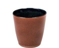 SERAX B5116115 Terres de Rêves Service à Café Poisson Rouge Bleu Foncé