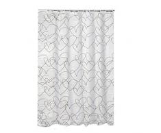 Frandis 195034 Rideau de Douche Polyester Taupe 180 x 200 cm