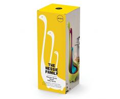 Ototo OOTO Nessie Family Lot de dustensiles de Cuisine Assortiment de Couleurs