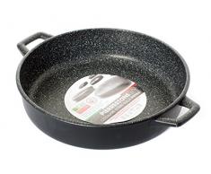 Home Pierre Sauteuse AntiadhÃ©rente avec 2 PoignÃ©es, Aluminium, Anthracite, 32 cm