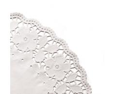 Garcia de Pou 250 unité Ronde napperons, 42 cm, Papier, Blanc, 42 x 30 x 30 cm