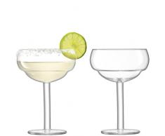 LSA International Mixologist Cocktail Coupe Verre Transparent 320Â ML X 2, 10.8Â x 10.8Â x 15Â cm