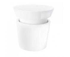 ASA 52080017 Moulin à épices en Porcelaine 11 x 10 x 11 cm Blanc