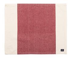 Lexington 20201540059Â Set de Table, Coton, Blanc et Rouge, 40Â x 50Â x 1Â cm