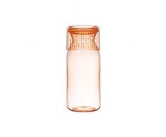 Brabantia - 290206 - Bocal de conservation en plastique avec pot doseur, 1.3 litres, Rose