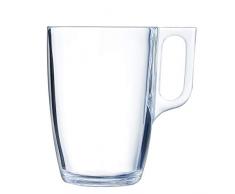 Luminarc Lot de 6 tasses Ã cafÃ© en verre pour micro-ondes 40 cl