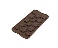 silikomart SCG 40 Moule Ã Chocolat en Silicone Choco Frozen by, Marron, 10,7 x 21,5 x 0,5 cm