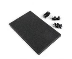 Sizzix 660514 Brosse pour Matrice + Tapis Mousse Gris