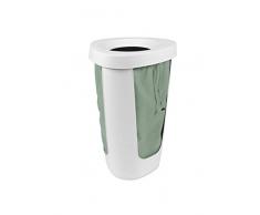 Rotho 1003090000 Panier à Linge, Plastique, Salvia, 40,8 x 40 x 62,1 cm