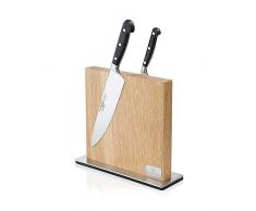 Zassenhaus KP0000078084 Bloc Ã couteaux magnÃ©tique en acier inoxydable 18/8
