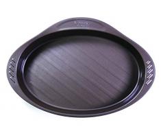 Pyrex 8010735 Asimetria Plat à Four Ovale en Métal Anti-Adhésif 35 x 23 cm