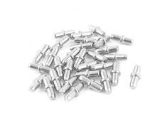 sourcingmap Meuble Armoire 5 mm de diamÃ¨tre-Ã©tagÃ¨re en mÃ©tal de 30 Broches