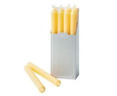 Caspari CA62 Lot de 12 Bougies Classiques Cire Jaune 1,2 x 1,2 x 25,4 cm