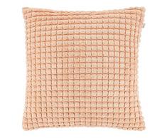 Dutch Decor Coussin Rome 70x70 cm Saumon - Coussins Déco - Oreiller Décoratif - Déhoussable - Zippé