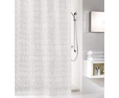 Kleine Wolke Zora Rideau de Douche, PEVA, Weiss, 180x200 cm