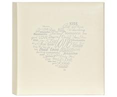 Innova Q8907128 Album Photo 200 Pochettes 10x15 cm from The Heart, Carton, Ivoire, 20 x 20 x 4 cm