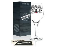 Maya Franke Verre à bière en cristal avec 5 couvercles 250 ml