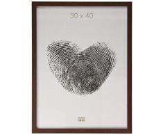 Deknudt Frames S44CH4 Basic Cadre Photo Bois/MDF Brun FoncÃ© Fin 30 x 40 cm