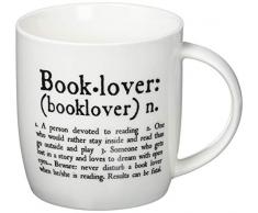 LEGAMI Liens aphorisme Bonjour Mug, Multicolore, 9Â x 9Â x 8Â cm Amateur de Livres (Booklover) 9x9x8 cm Multicolore