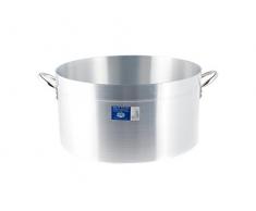 Pardini Albergo Faitout Moyen avec 2 PoignÃ©es, Aluminium, Gris, 22 cm