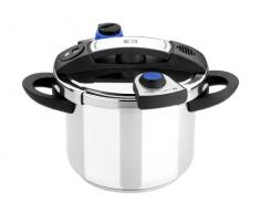 Pinti Inox Bra Facile - Autocuiseur Rapide, Ã Ouverture Facile, 7 l, Acier Inoxydable 18/10