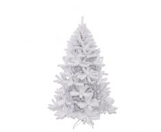 Triumph Tree 788617 Ice landic Sapin de Noël Artificiel, PVC, Blanc/Iris ierend, 132 x 132 x 215 cm