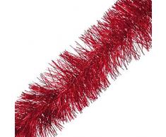 Autour de Minuit 5GUS146RO Boa Guirlande PVC Rouge 2 m/DiamÃ¨tre 15 cm