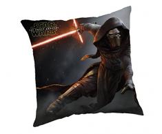 Jerry Fabrics Coussin CarrÃ©, Polyester, Noir, 40x40x5 cm