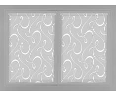 Soleil docre Melanie Paire de Brise Bise, Polyester, Blanc, 60x90 cm