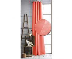 Today 257198 Rideau Isolant Polyester Corail/Orange 140 x 240 cm