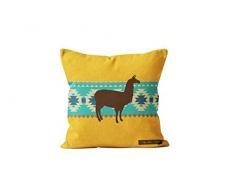 Soleil docre Housse de Coussin, Polyester, Multicolore, 40 x 40 cm