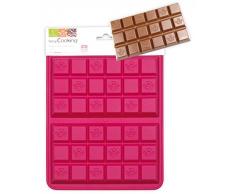 ScrapCooking 3147 Moule - 2 Tablettes, Silicone, Rose, 25 x 17,5 x 1,5 cm