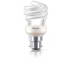 Philips Ampoule FluoCompacte Spirale Culot B22 12 Watts Consommés Ãquivalence Incandescence : 60W