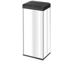 Hailo 0860-211 Poubelle, Acier Inoxydable, Gris, 26 x 34 x 77 cm