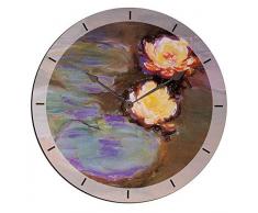 Artopweb EC35013 Pendule Murale, Bois, Multicolore, 60 x 0,5 x 60 cm