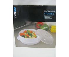 Chef Aid Cuiseur Vapeur pour Micro-Ondes, Blanc