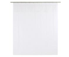 Opportunity 11K15000003 Loft Rideau de Douche avec petits troues en haut, PEVA, Blanc 180 x 200 cm