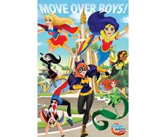 empireposter 749284Â DC Super Hero GirlsÂ âÂ Move Over BoysÂ âÂ Dessin AnimÃ© Impression Affiche Film Poster, Papier, Multicolore, Taille 61Â x 91,5Â cm 91,5Â x 61Â x 0,14Â cm