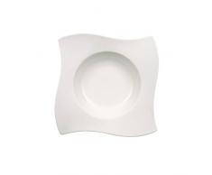 Villeroy & Boch NewWave Assiette Ã pÃ¢tes, 28 cm, Porcelaine Premium, Blanc