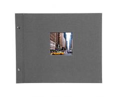 Goldbuch Bella Vista Album Photo Ã vis, Lin, Gris, 39x31 cm