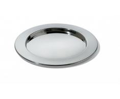 Alessi Sg62 Mami Plateau Rond en Acier Inoxydable 18/10 Brillant