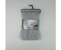 douceur dintÃ©rieur plaid a franges 120x150cm shelly gris