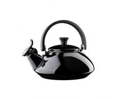 Le Creuset, Bouilloire, CapacitÃ© : 1.6 L, Acier Ã©maillÃ©/PhÃ©nol, Zen, Noir