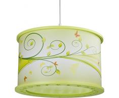 Elobra Plafonnier Imagination 25/40Â Lampe suspension Bois, vert tilleul 131084
