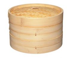 Kitchen Craft WFORBAMBOO Orient Cuiseur Vapeur Bambou Beige 25.5 x 16 x 16 cm