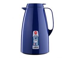 Emsa 505014 BASIC Pichet isotherme, fermeture Quick Tip, 100% hermÃ©tique, 1,5 L, bleu