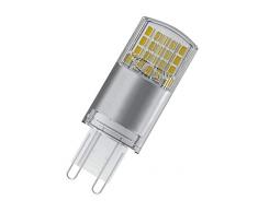 OSRAM Lot de 10 Ampoules capsules LED | Culot G9 | Blanc chaud | 2700 K | 3,8 W Ã©quivalent 48 W | LED STAR PIN G9