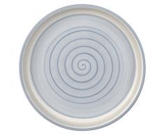 Villeroy & Boch Clever Cooking Blue ronde, de cuisine vaisselle en haute qualitÃ© dans bleu, 26Â cm de plateau, Porcelaine, Blanc, 26Â x 26Â x 3Â cm