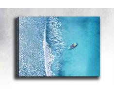 Bonamaison Peinture sur toile, multicolore, 40 x 60 cm - ConÃ§u et fabriquÃ© en Turquie